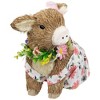 Northlight Girl Piglet with Floral Dress Spring Figurine - 7" - 4 of 4