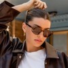 WMP Eyewear Womens Polarized Lens Aviator Sunglasses - 2 of 3