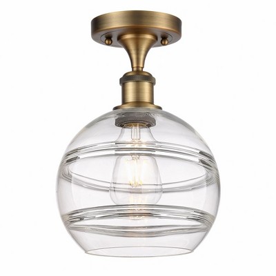 Rochester - 1 Light Semi-Flush Mount In Industrial Style-11.13 Inches Tall and 8 Inches Wide