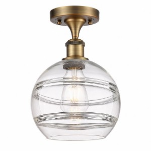 Rochester - 1 Light Semi-Flush Mount In Industrial Style-11.13 Inches Tall and 8 Inches Wide - 1 of 1