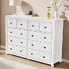 MOEPISY Modern White 10-Drawer Dresser for Bedroom - Ample Storage Wide Chest of Drawers - 2 of 4