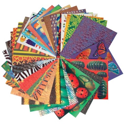 Roylco Animal and Creatures Paper, 8-1/2 x 11 Inches, Pack of 96
