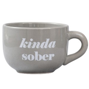 Kinda Sober Cappuccino Mug Dolomite 24 oz - 1 of 2