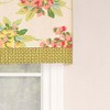 Selva Banded Sage Type All Season 3" Rod Pocket Valance 50" x 16" by RLF Home - 3 of 4