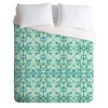 Full/Queen Schatzi Brown Bexeley Tie Dye Duvet Set Mint - Deny Designs: Microfiber, Reversible, 300 Thread Count - 2 of 4