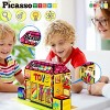 PICASSO-TILES Magnetic Tiles for Kids – Toy Shop Store Theme 60PCS STEM Construction Building Blocks Educational Toy - 3 of 4