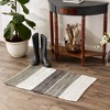 Design Imports Gray Color Block Cotton Chindi Rug 2X3Ft - 3 of 4