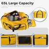 Generic 65L Duffle Bag with Shoes Compartment, Foldable Travel Duffel - 4 of 4
