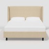 Antwerp Wingback Platform Bed in Linen - Threshold™ - 2 of 4
