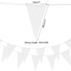 Unique Bargains Outdoor Garden Wedding Birthday Decoration Pennant Flag Banner 100ft - 2 of 4