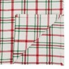 Saro Lifestyle Plaid Runner, Red/Green, 13" x 72" - 2 of 4
