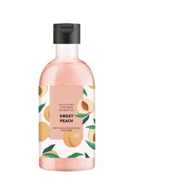 Wikineon Refreshing Peach Shower Gel - Infused with Natural Peach Extract, Gentle Cleansing Formula for Skin, Long-Lasting Fruity Fragrance