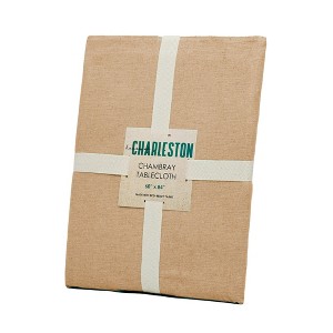 Lintex Linens Charleston Woven Cotton Tablecloth – Soft, Durable, Easy Care Fabric, Perfect for Dining or Kitchen - 1 of 3