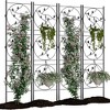 72x20In Garden Trellis for Climbing Plants Outdoor - Black Metal Coated Iron Trellises for Vines, Vegetables, Flowers | Durable Plant Trellis - 2 of 4