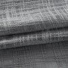 Kate Aurora 2 Piece Heavy Woven Heavy Duty Linen Styled Grommet Top Window Curtain Panels - Gray - 4 of 4