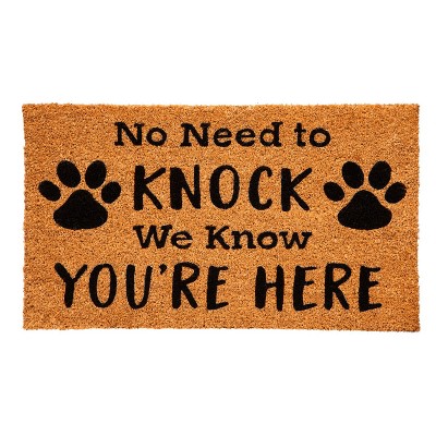 Evergreen No Need to Knock Coir Mat