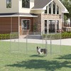 PawHut Dog Playpen for Small Dogs & Medium Large Dogs, Outdoor Playpen Dog Exercise Pen with Anti-Jumping Height, Dog Run Enclosure - 3 of 4