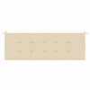 vidaXL Garden Bench Cushion Beige Oxford fabric (100% polyester) Large - 4 of 4
