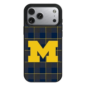 NCAA Big Ten Universities Plaid MagSafe Compatible Cell Phone Case for Apple iPhone 17 Series - 1 of 4