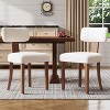 AMERLIFE Farmhouse Chair Set, Mid Century Modern Dining Chairs, Easy to Install, - 2 of 4