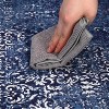 Washable Vintage Paisley Rug Non Slip Distressed Low Pile Carpet Stain Resistant Floor Mat for Bedroom Living Room Office - 3 of 4
