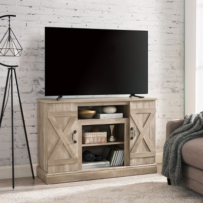 CAVINAS TV Stand for TVs up to 50 Inches,Entertainment Center with Cabinets and Open Shelves,TV Stands for Living Room