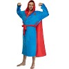 DC Comics Men's Fleece Hooded Costume Robe Pajama Lounge - 2 of 4