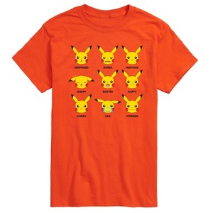 Men's - Pokémon - Moody Pikachu Short Sleeve Graphic T-Shirt - 1 of 4