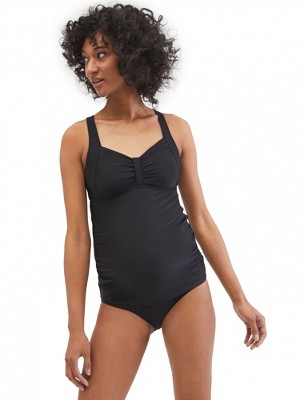 Beach Bump™ Twist Front Maternity Swim Top Upf 50+