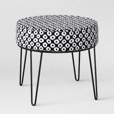 hairpin leg ottoman