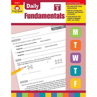 Daily Fundamentals, Grade 3 - by  Evan-Moor Educational Publishers (Paperback)