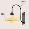 JONATHAN Y Stanley Farmhouse Industrial Indoor/Outdoor Iron LED Gooseneck Arm Outdoor Sconce - 3 of 4