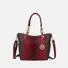 MKF Collection Miriam Handbag Signature Women Vegan Leather Tote by Mia K - 2 of 4