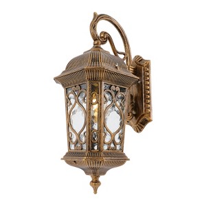 YIYIBYUS Outdoor Wall Lights Waterproof Outside Porch Light Water Glass Exterior Wall Sconces for Garage Porch Doorway - 1 of 4