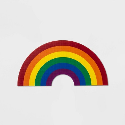 Photo 1 of Yard Sign Rainbow Multicolor - Pride
