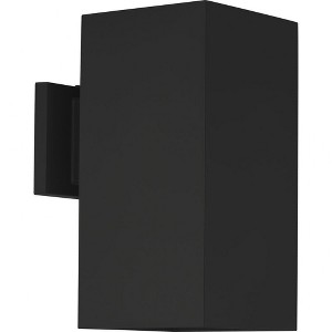 Progress Lighting, Verona, 1-Light, Outdoor Wall Light, Antique Bronze, Porcelain, Black, 6" x 12" x 8.88", LED, 1800 Lumens, Wet Rated - 1 of 2