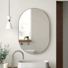 Whisen 20x28 Inch Oval Wall Mirror, Shatterproof, Non-Deformable & Stylish - 2 of 4