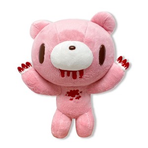 GREAT EASTERN ENTERTAINMENT CO GLOOMY BEAR AND GLOOMY- GLOOMY BEAR WEARING RED TSHIRT PLUSH 8"H - 1 of 2