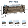 Modern Entertainment Center with Adjustable Shelf, 2 Drawers, TV Console Table, Media Console, u-Shaped Metal Legs - 2 of 4