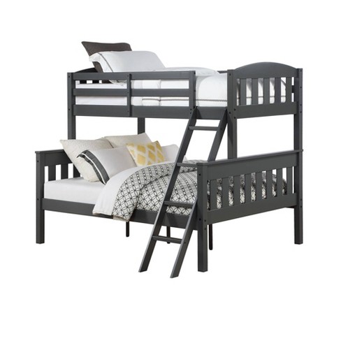 Twin Over Full Ayah Kids' Bunk Bed Gray - Room & Joy : Target