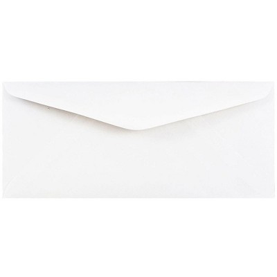 JAM Paper #11 Business Commercial Envelopes 4.5 x 10.375 White Bulk 500/Box 45179H