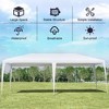 SUGIFT 10'x20' Outdoor Canopy Weather-resistant Tent Wedding Party Tent 4 Sidewalls W/Carry Bag - 4 of 4