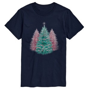 Men's - Instant Message - Christmas Tree Tonal Washed Short Sleeve Graphic T-Shirt - 1 of 4