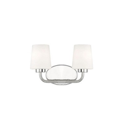 Savoy House Capra 2 - Light Vanity in  Polished Nickel