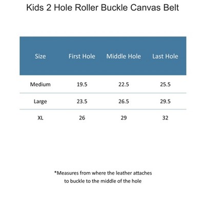 CTM Kids Camo 2 Hole Roller Buckle Canvas Belt - image 3