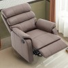 Manual Recliner Chairs for Adults, Small Recliners for Small Spaces, Fabric Recliner Chair, Single Sofa Living Room Chair for RV - 4 of 4