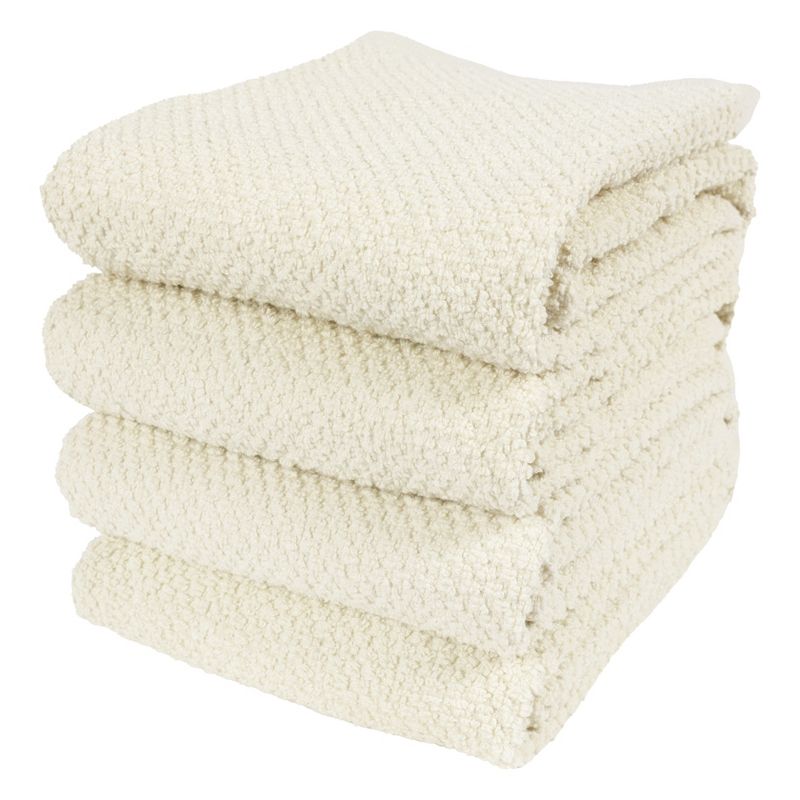 KAF Home Set of 4 Deluxe Popcorn Terry Kitchen Towels | 20 x 30 Inches | 100% Cotton Kitchen Dish Towels, 1 of 4