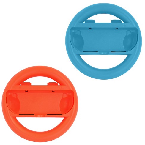 Gamefitz Nintendo Switch 2 Piece Joy-con Steering Wheel Grip Set In : Target