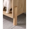Storage Cabinet, Bathroom Cabinet with Rattan Doors, Bathroom Floor Cabinet with Open Storage & Adjustable Shelf - 2 of 4