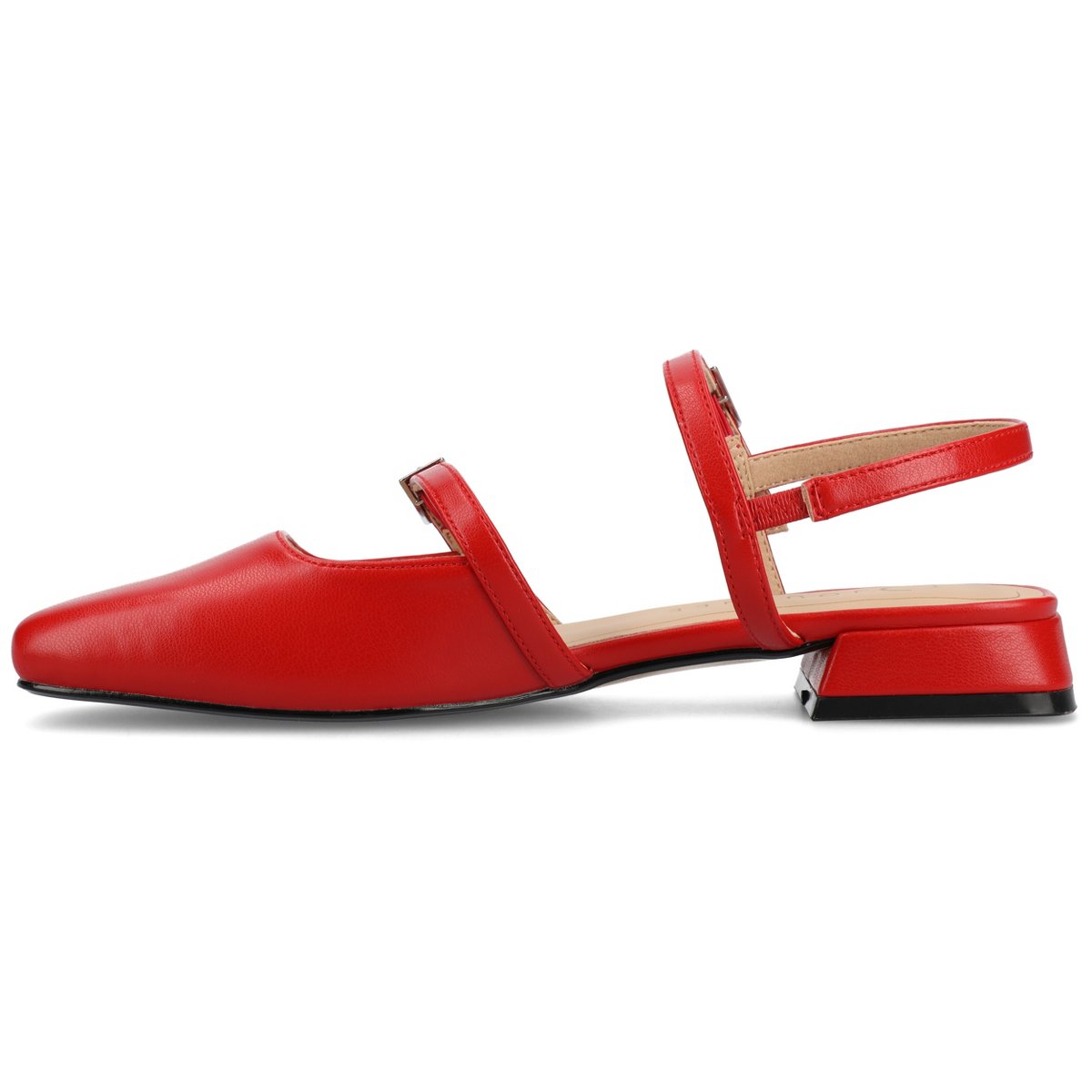 Обувь Journee Collection Journee Women's Gretchenn Flats, Red 8 — фото 2